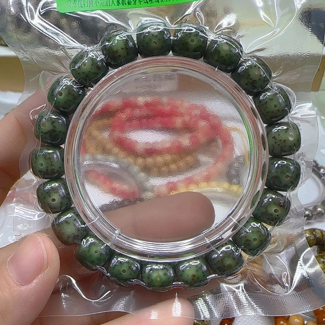 手串星月菩提18传说变态绿星月菩提11单圈