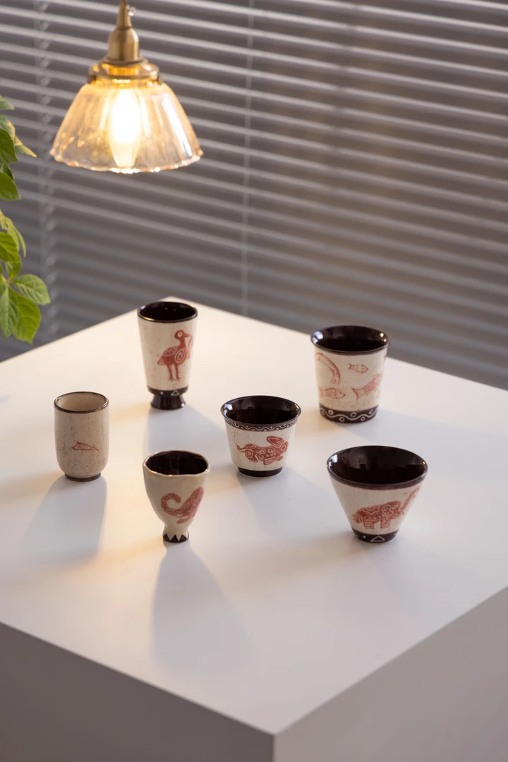 茶具盖碗茶杯品茗杯单杯景德镇手工原创