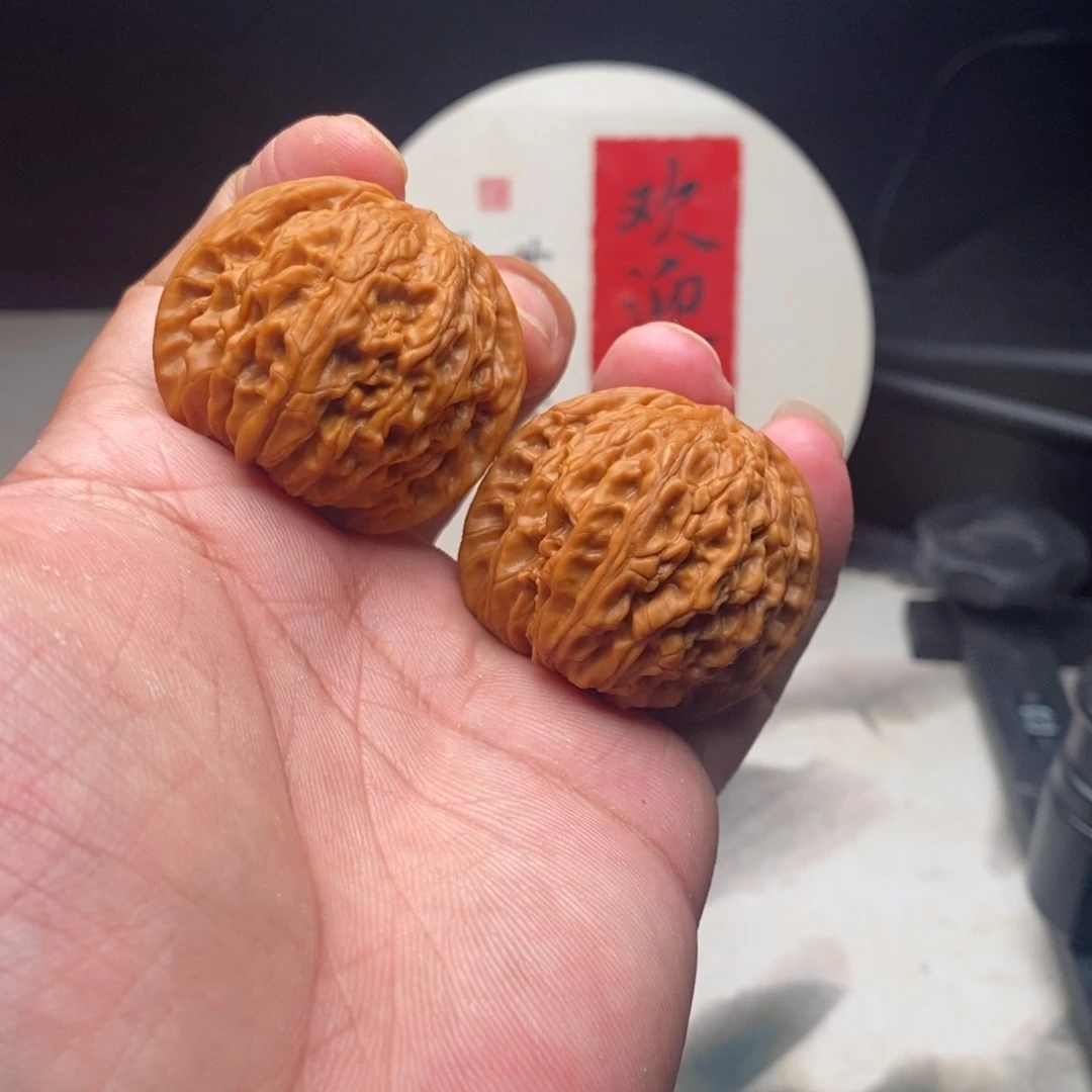 文玩核桃吊坠40全品磨盘