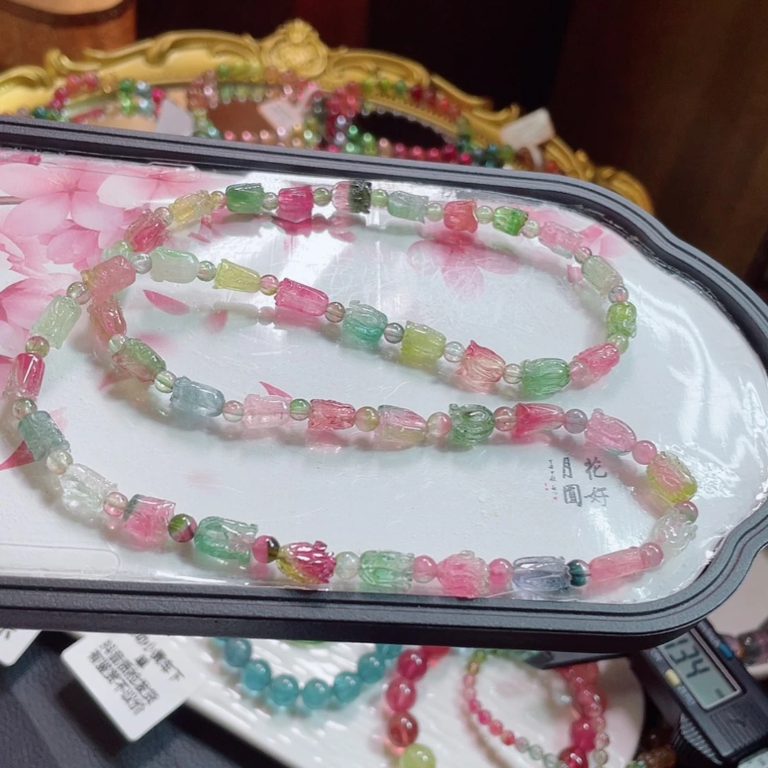 手链碧玺未镶嵌碧玺手链