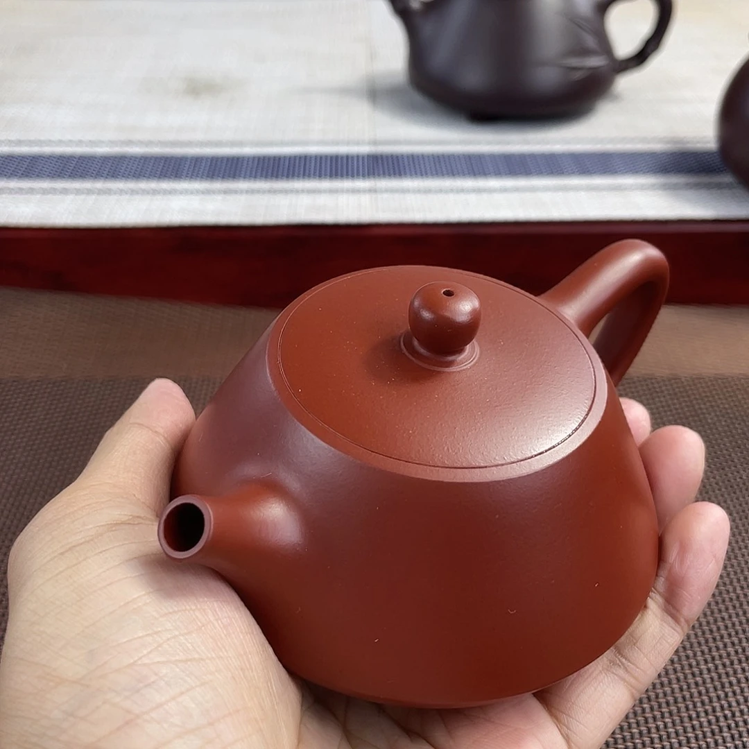 朱泥壶原矿朱泥石瓢器型
