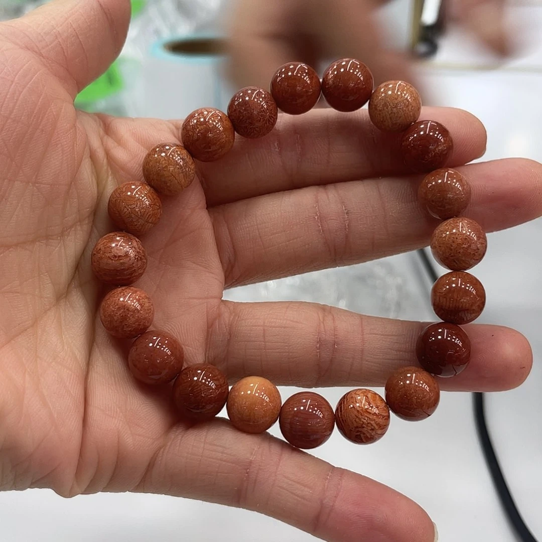 未镶嵌手串硅化珊瑚（珊瑚玉）706