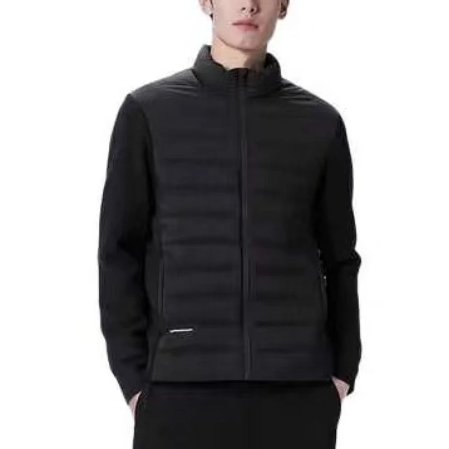 【CK】情侣款黑色立领轻薄商务保暖修身百搭时尚运动休闲鹅绒服4138