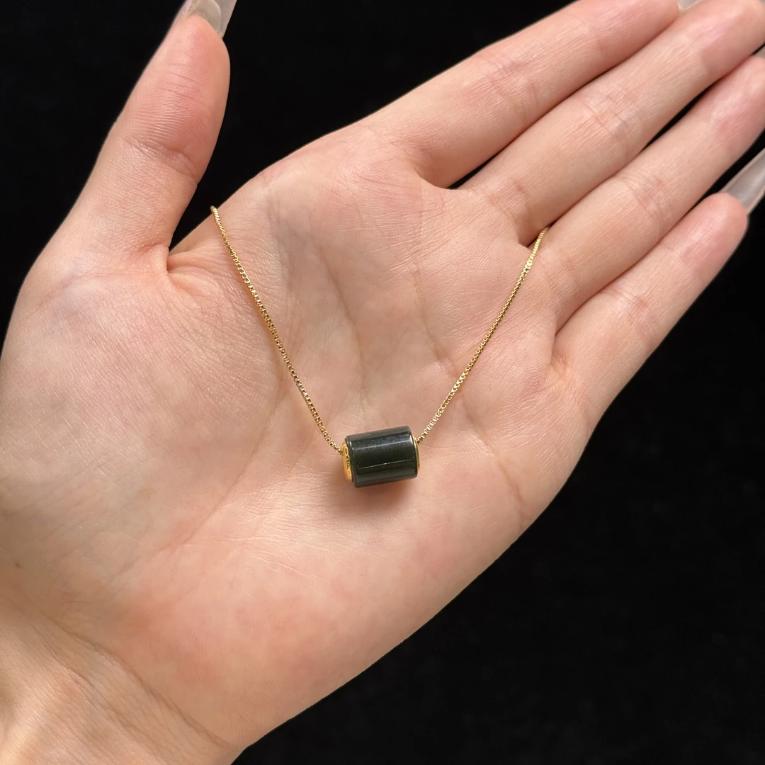 【仔仔臻选】和田玉转运珠卡12mm（不含链拍一发一多样性发货）