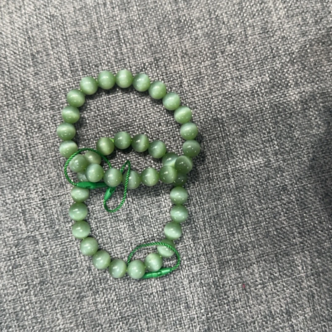 和田玉碧玉猫眼手串多样性拍一发一