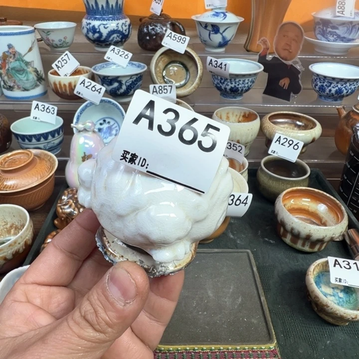 摆件呼***飞365景德镇手工柴烧茶宠