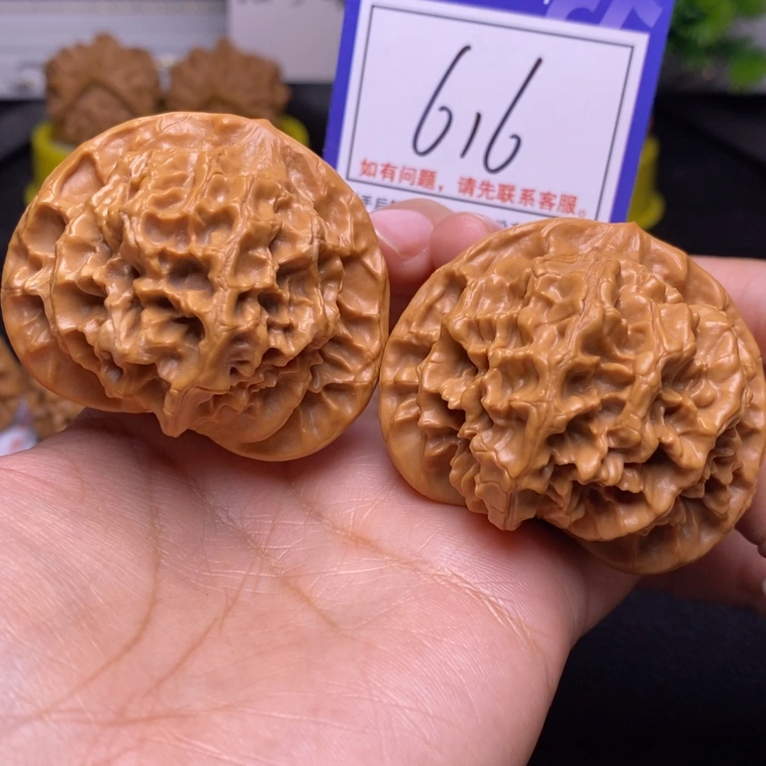 文玩核桃把件52帝王狮子头616