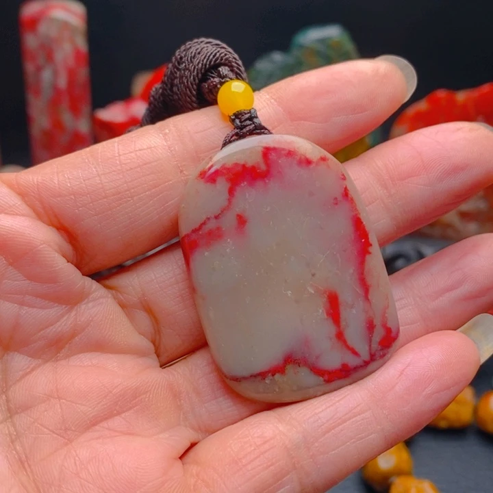 鸡血石鸡血石挂牌