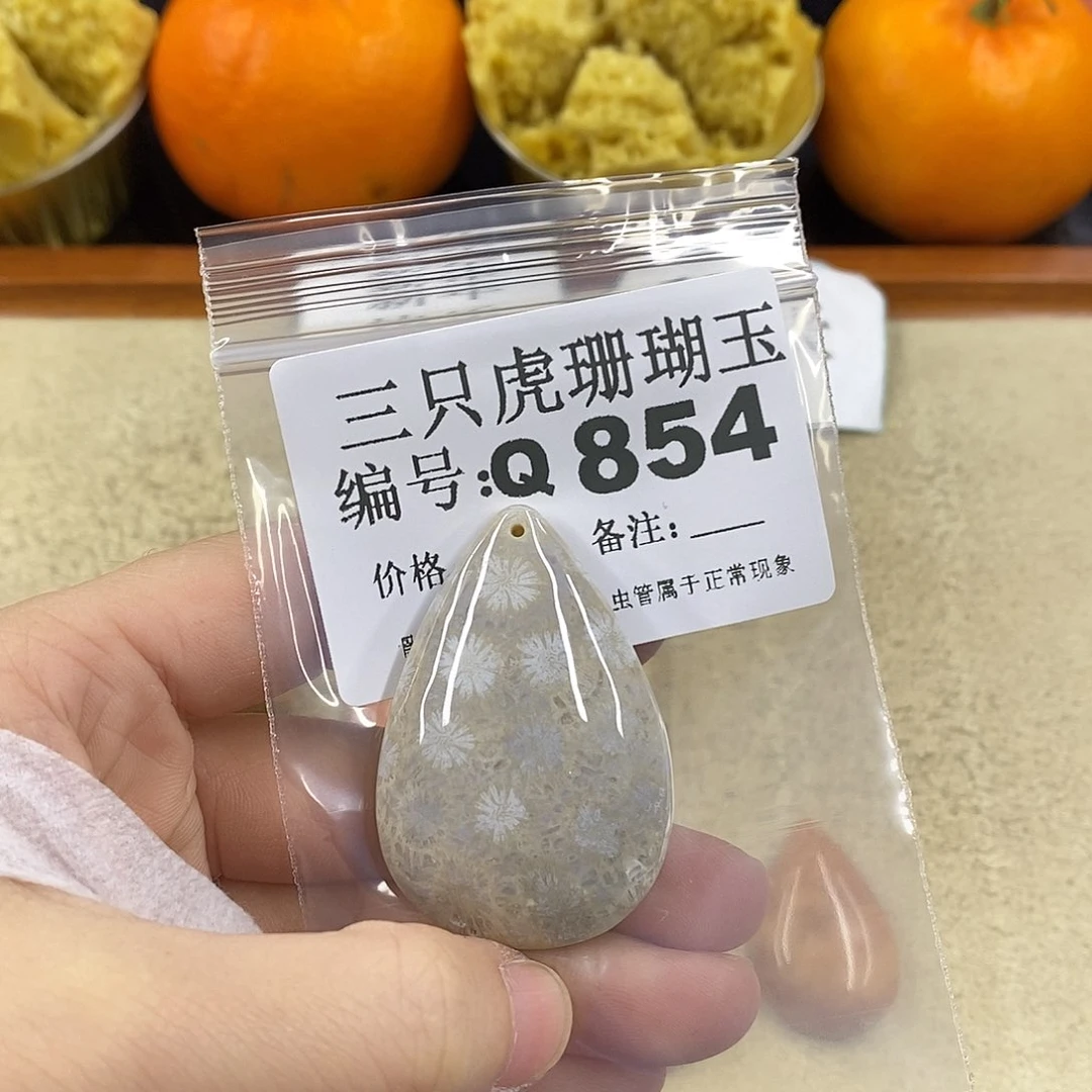 硅化珊瑚（珊瑚玉）1未镶嵌咔*