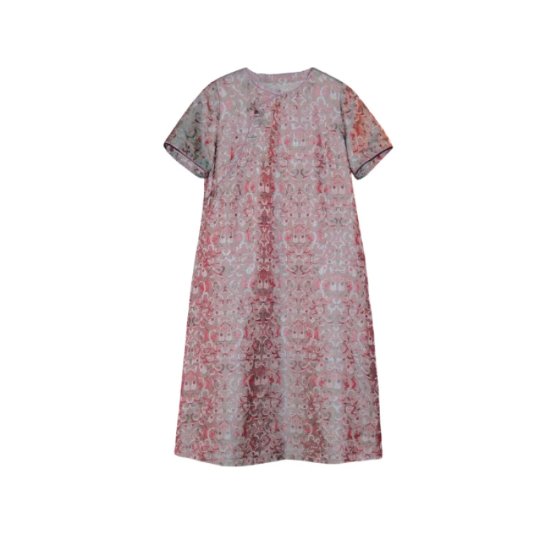 珺 新中式国风时尚百搭复古时尚连衣裙547256