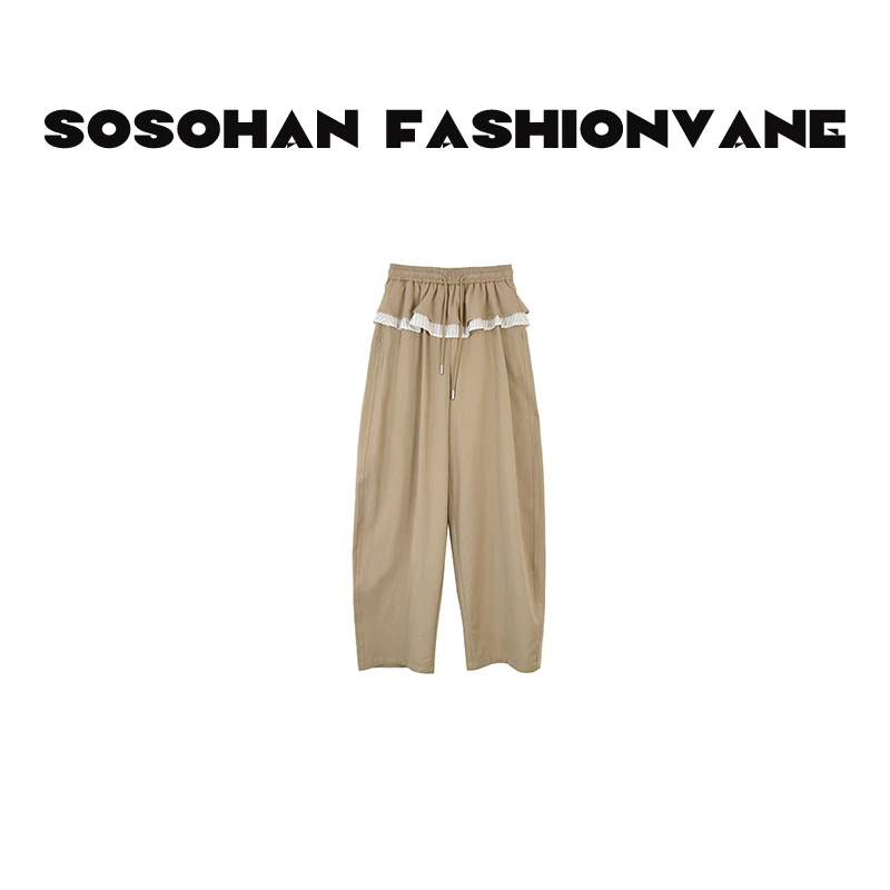 【婉婉】夏季休闲百搭时尚简约气球裤W05140501