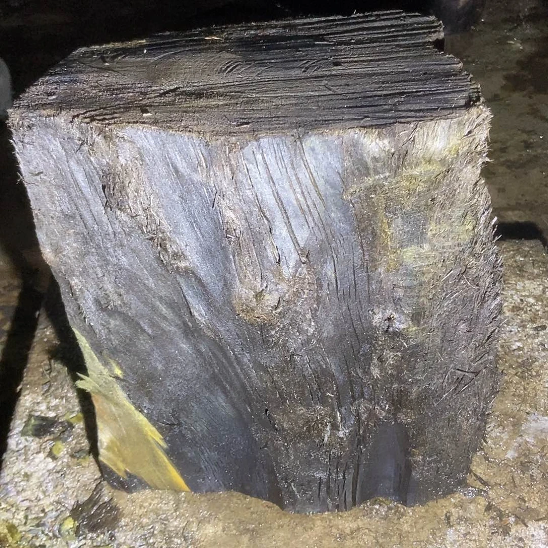 笑**生金丝楠阴沉木毛料