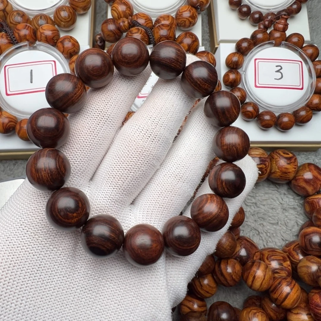 数***一手串/手链黄花梨/降香黄檀1.5黄花梨老料手串