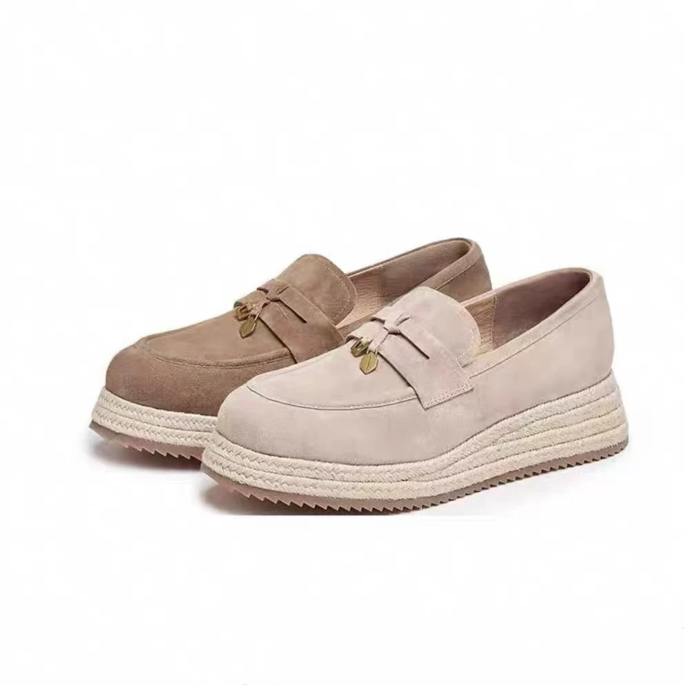 2025圆头真皮舒适新款女鞋H2263单鞋