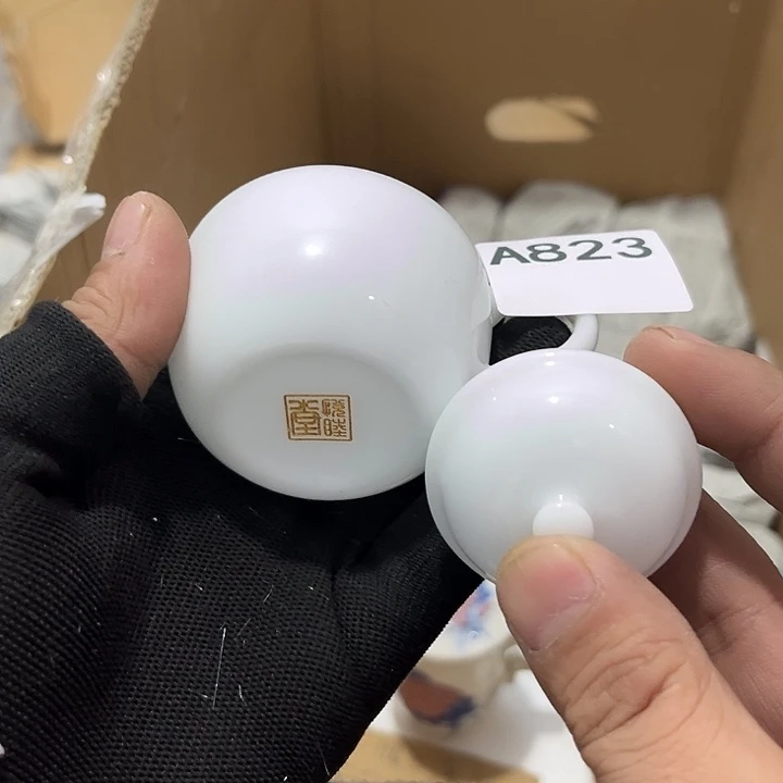 瓷片茶摆件工艺品摆件666