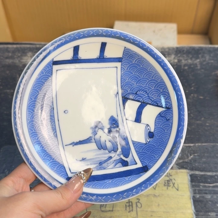 瓷片上****空窑裂，划痕……哈哈哈哈哈