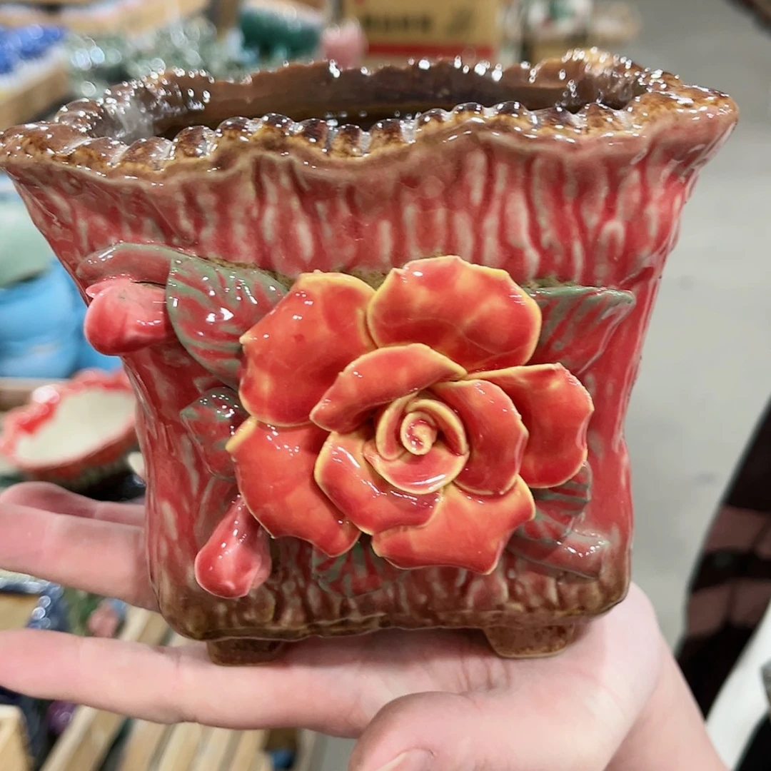 【闪购商品】陶瓷陶瓷多肉植物花盆