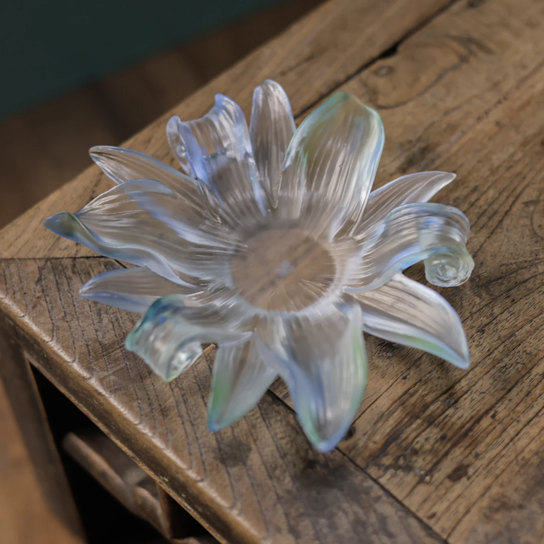 【悦生活】心缘堂-一月兰花壶承（琉璃S0628）