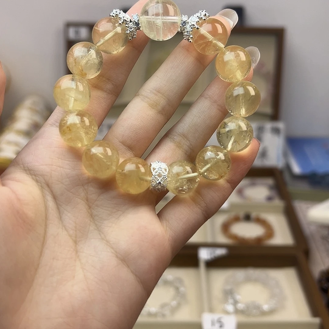 足金镶嵌手链水晶