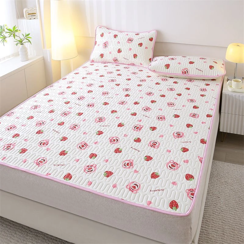 1.5米乳胶凉席平铺款三件套次品、有点发黄染色就这个颜色次品