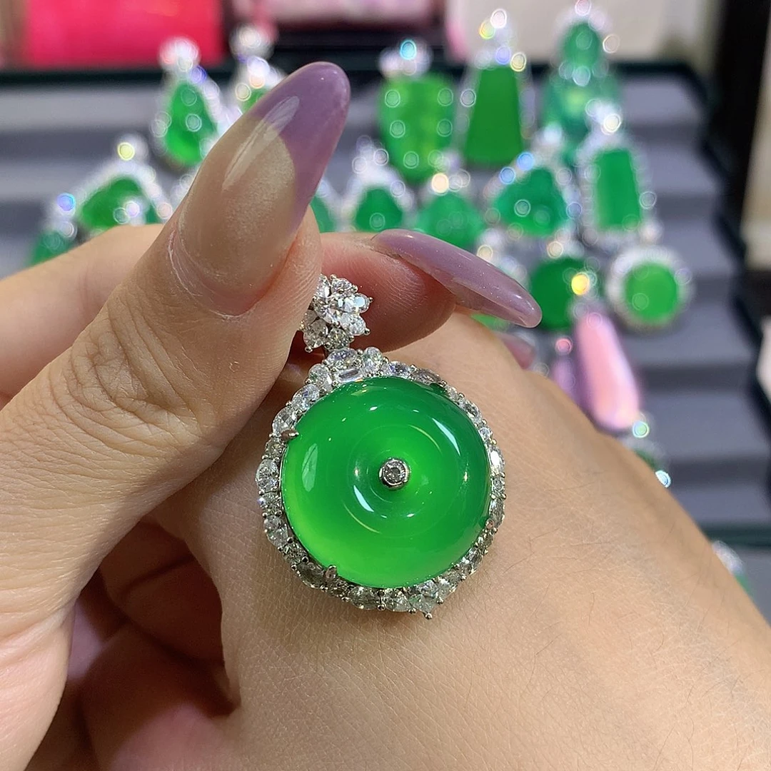 玛瑙/玉髓颈饰银S925镶嵌律****肥