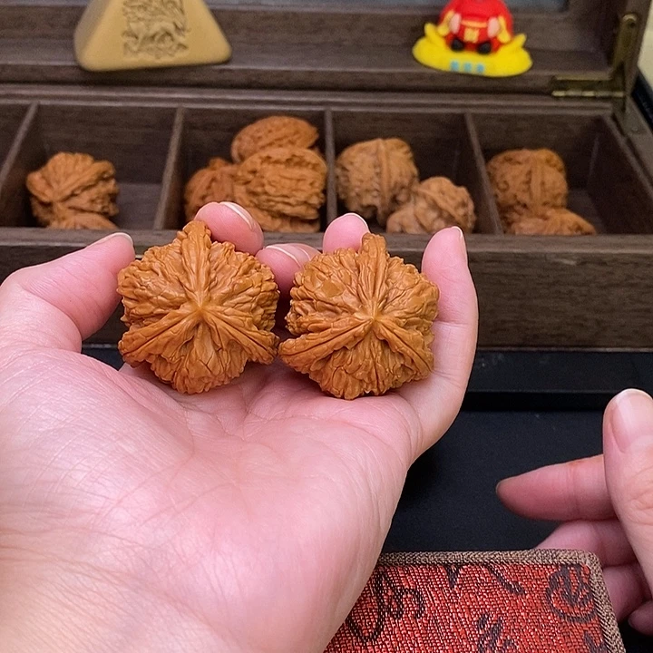 郑***龙把件文玩核桃白奔