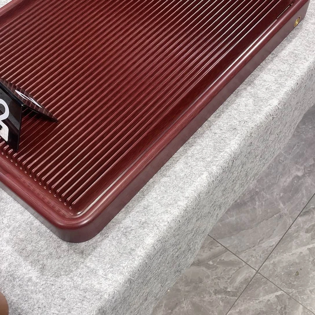 云***野电木茶盘60405红檀色红色