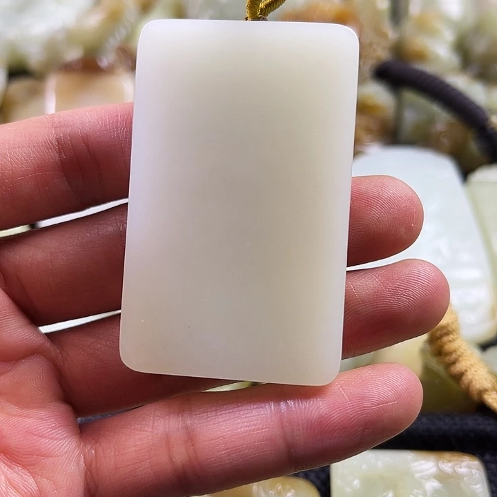 往***烟和田玉未镶嵌吊坠(不含链)