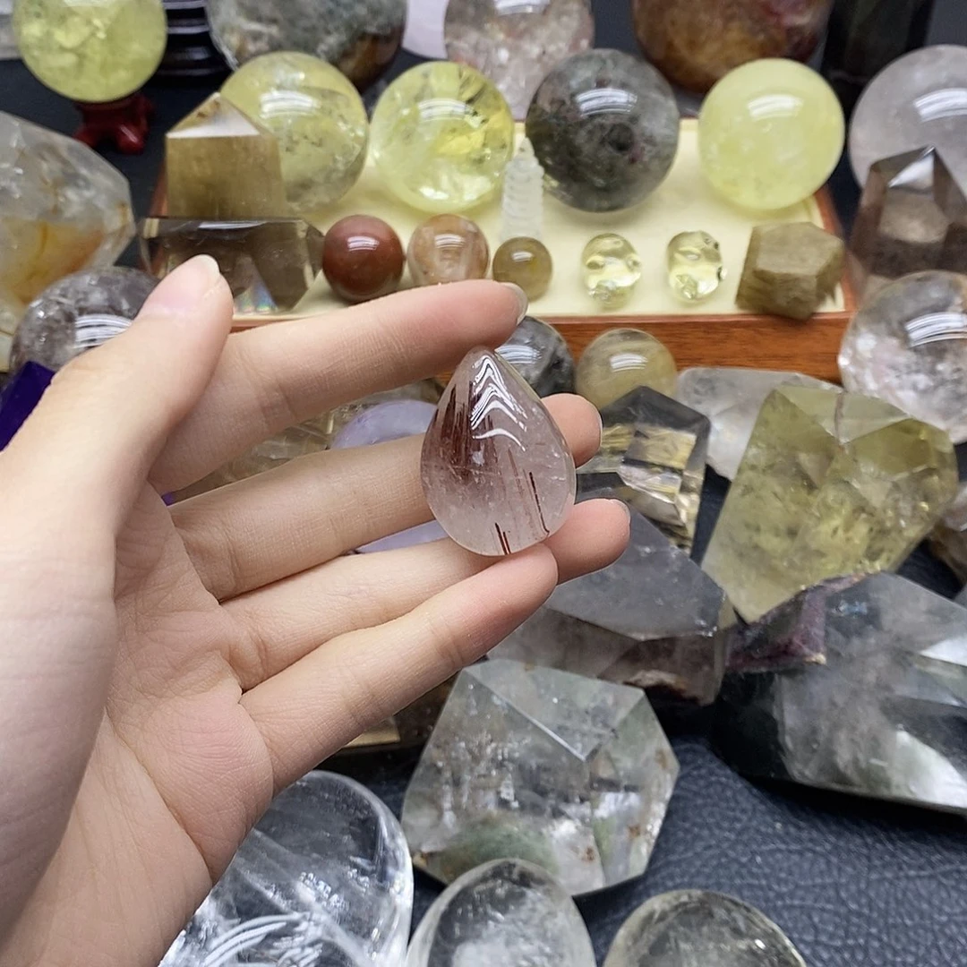 珠宝半成品水晶未镶嵌119水晶石