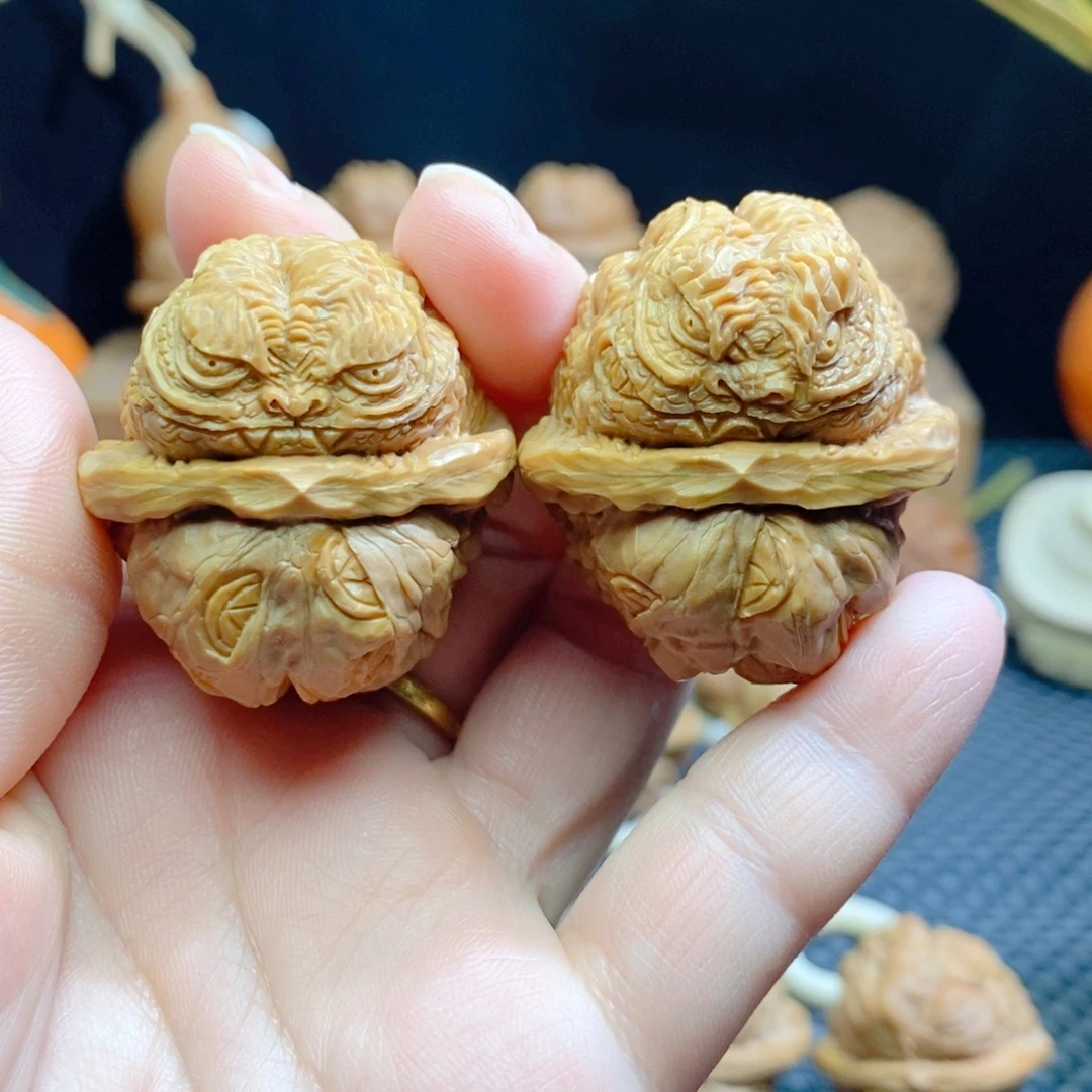 核桃手串/手链单面龙蟾