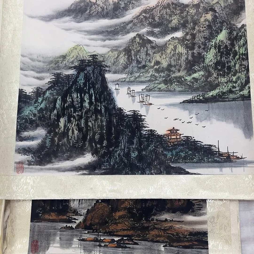 泉***夫国画绘画作品多次参加