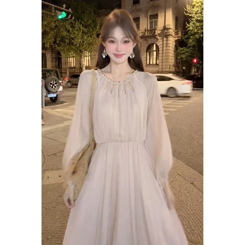 欧若风气质仙女连衣裙甜美度假重工公主裙8810