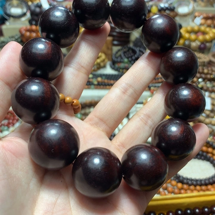 手串/手链小叶紫檀松****馆2.0不带星48颗