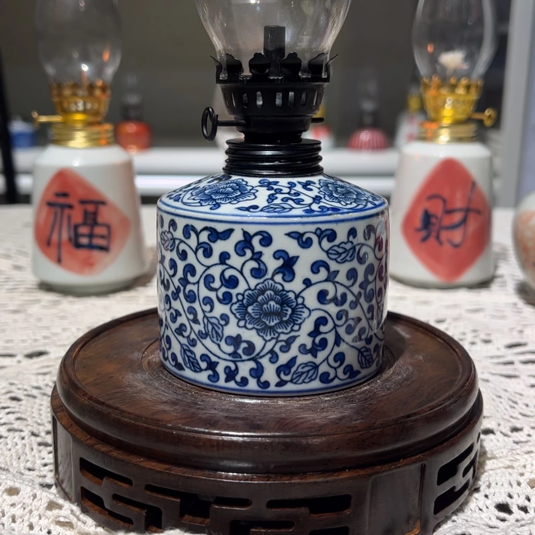 摆件景德镇陶瓷香薰灯