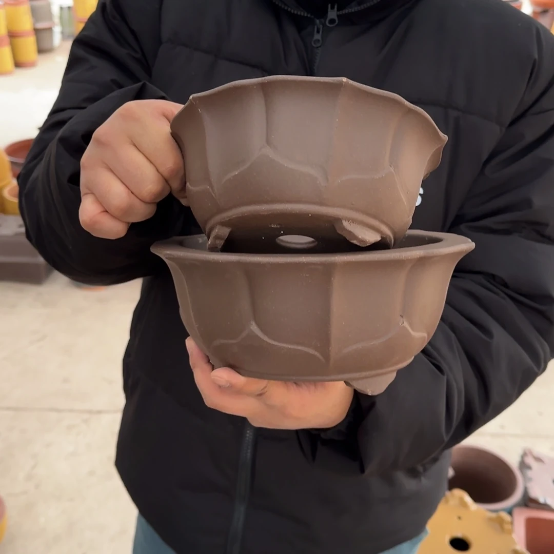 紫砂花盆瑕疵和瑕疵