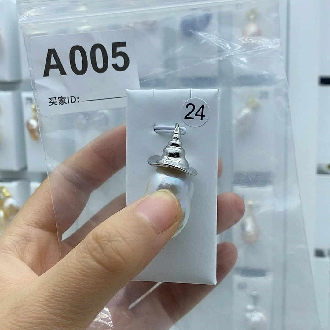 颈饰钛钢淡水珍珠