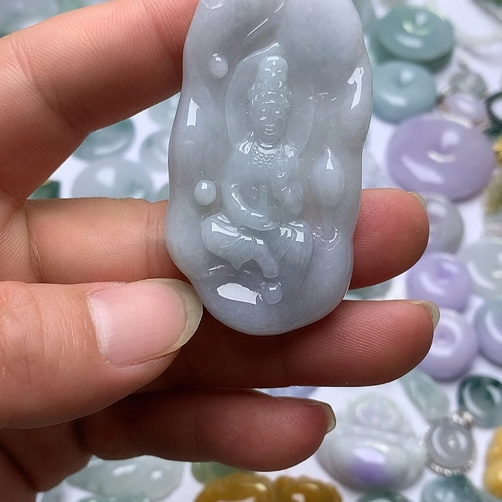 翡翠未镶嵌颈饰天然翡翠