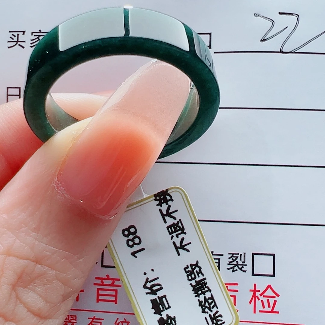 未镶嵌戒指翡翠?****╰戒圈