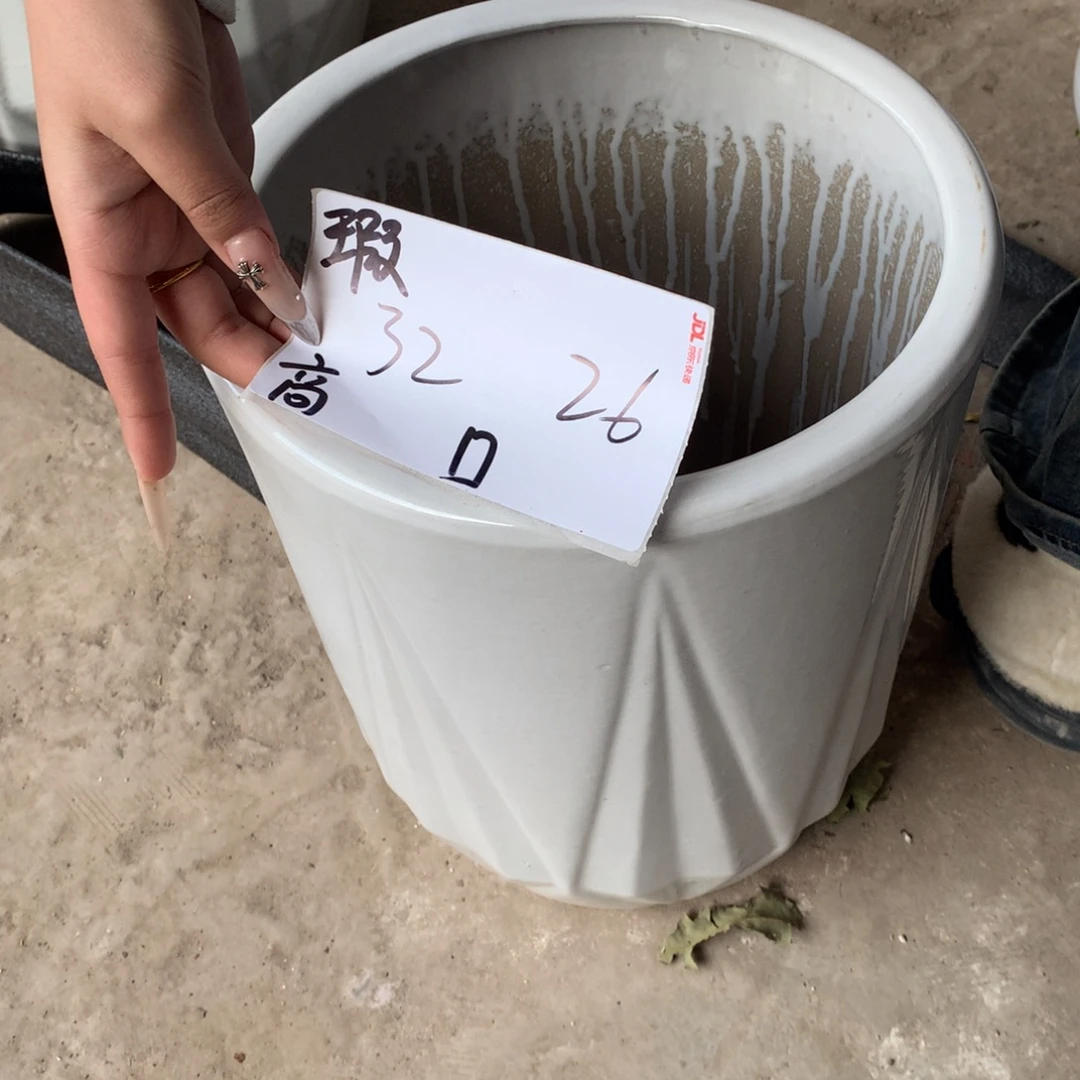 瑕疵高温陶瓷花盆