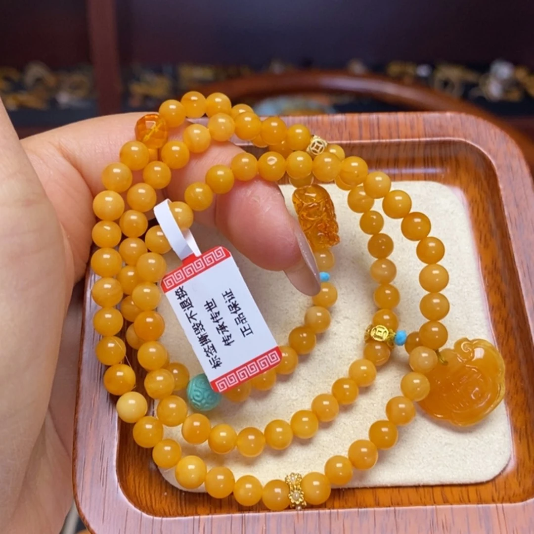 【闪购商品】蜜蜡手链未镶嵌手串