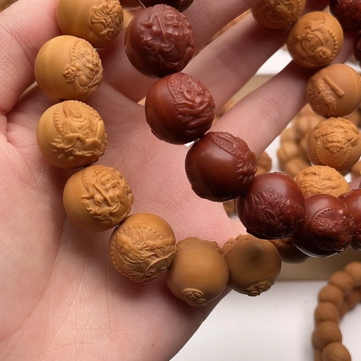 猴头核桃吊坠二等万佛微瑕款