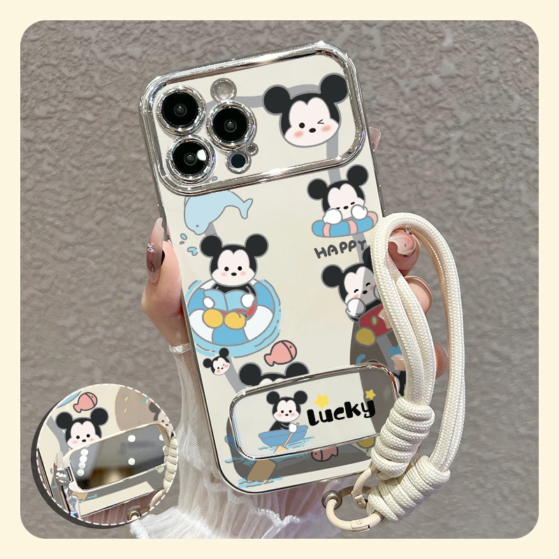 【苹果/华为/vivo/oppo/小米】适用夏日米奇大视窗手机壳硅胶女防摔