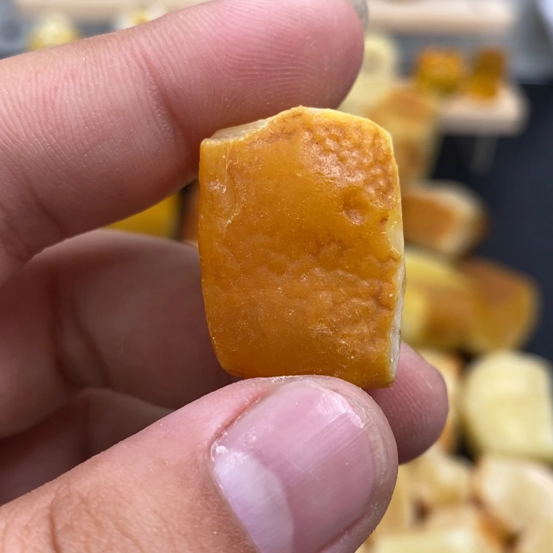 定制琥珀未镶嵌星*天然蜜蜡原石加工不退不换