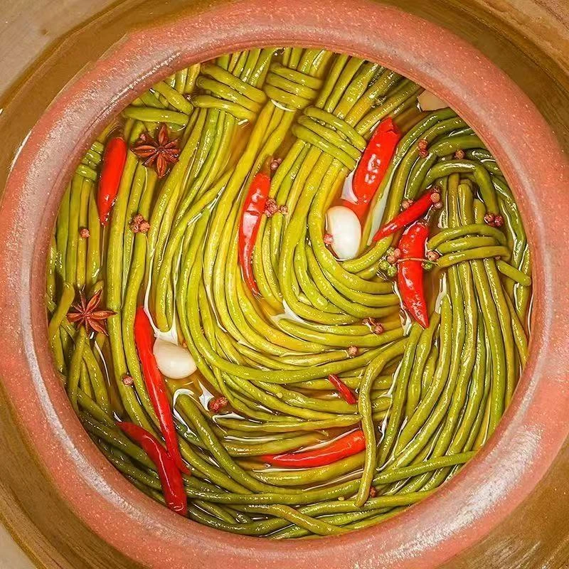【真空无水】老坛酸豆角真空无水酸豇豆酸泡菜下饭菜子姜新鲜姜嫩