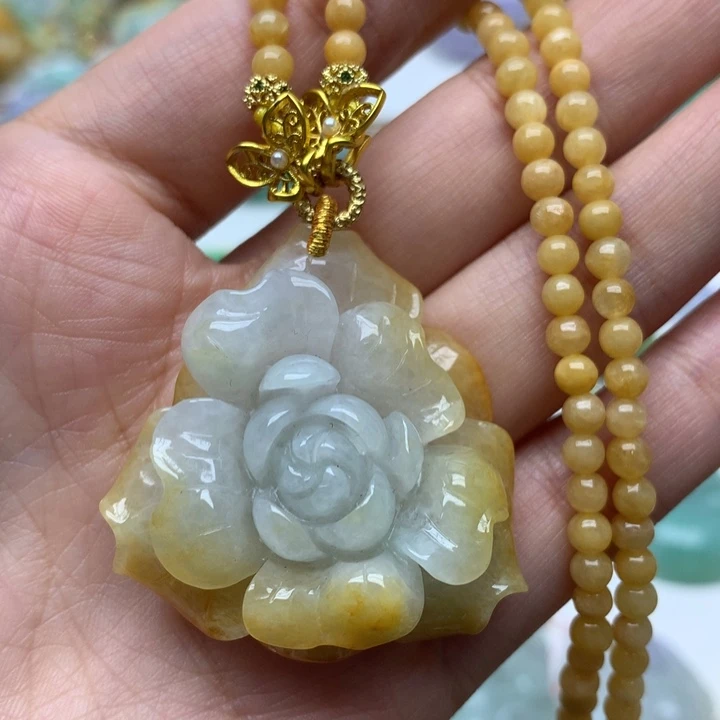 颈饰未镶嵌翡翠翡翠