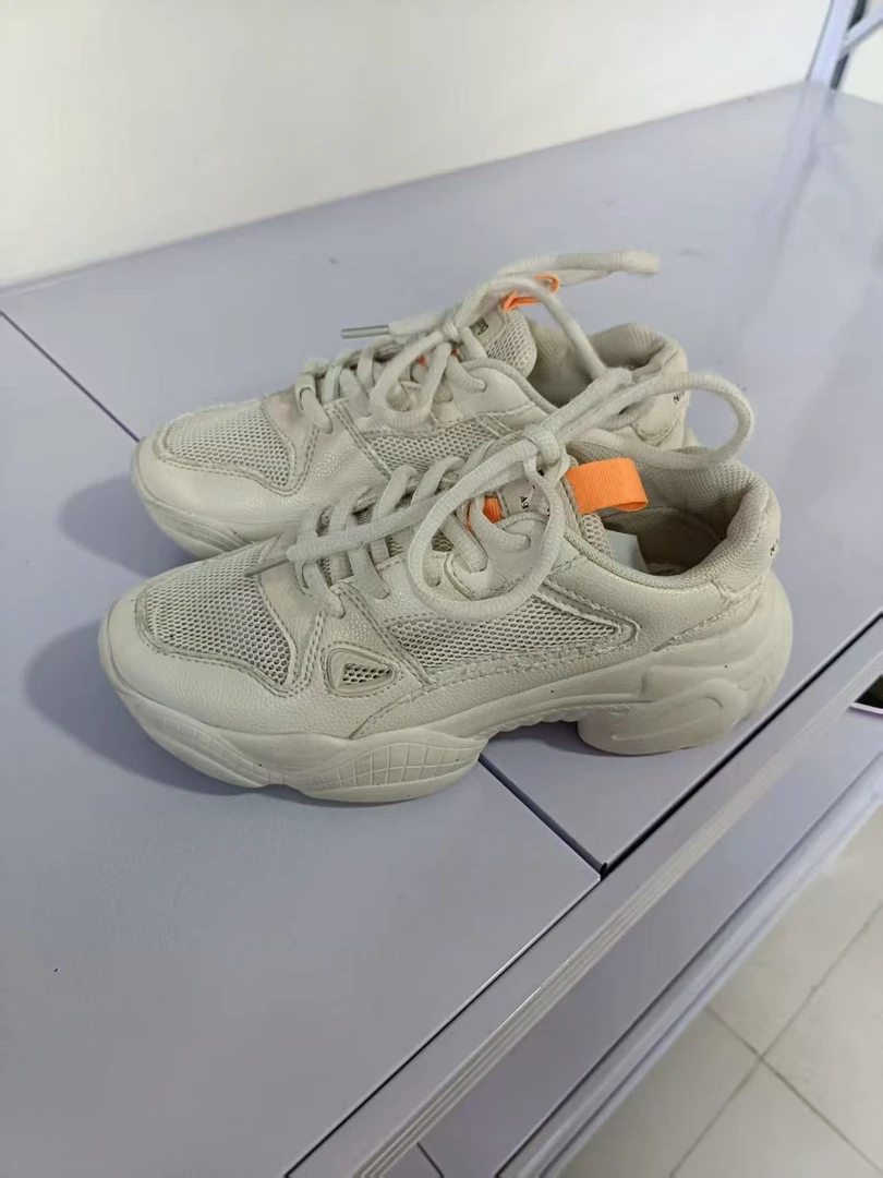 老爹鞋运动休闲鞋透气时尚休闲鞋女鞋运动鞋白色