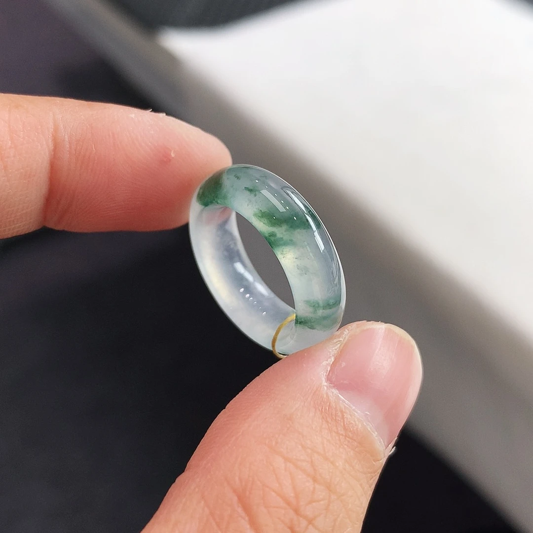 翡翠未镶嵌戒指8号