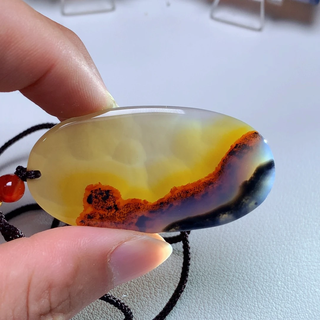 玛瑙/玉髓吊坠(不含链)未镶嵌随