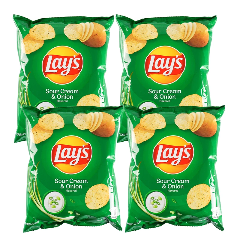 乐事薯片酸奶油洋葱味薯片办公室膨化休闲零食品台湾进口