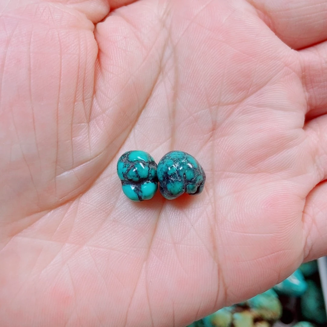 绿松石挂件未镶嵌水**成